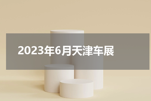 2023年6月天津车展