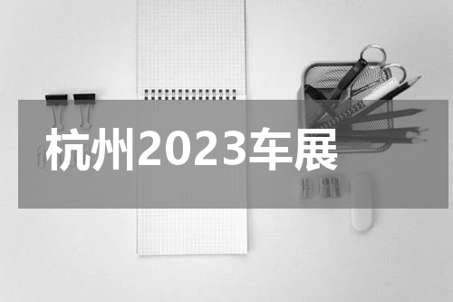 杭州2023车展