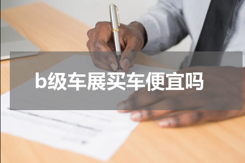 b级车展买车便宜吗