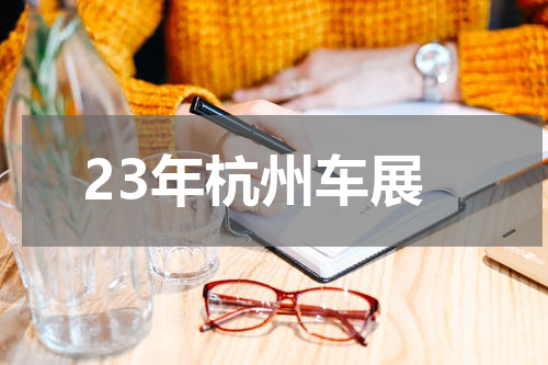 23年杭州车展