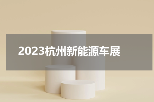 2023杭州新能源车展