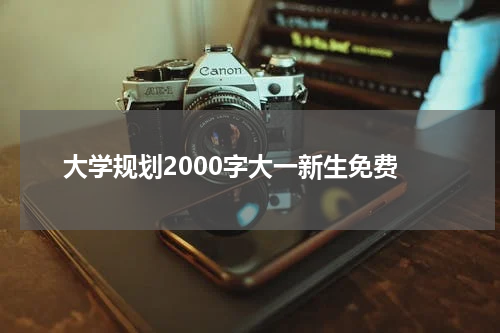 大学规划2000字大一新生免费
