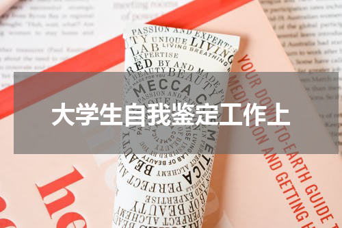 大学生自我鉴定工作上