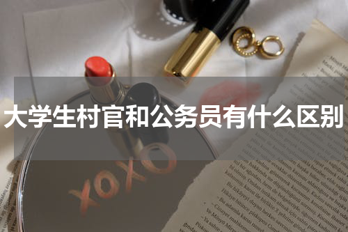 大学生村官和公务员有什么区别