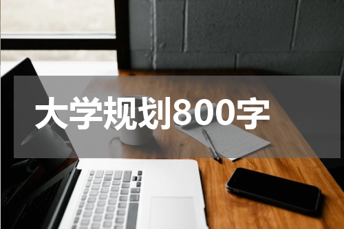 大学规划800字