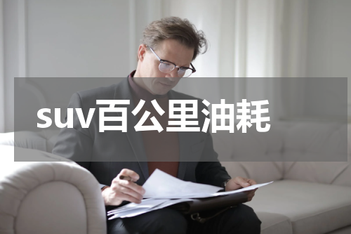 suv百公里油耗