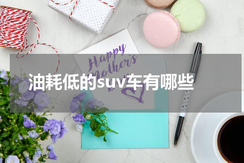 油耗低的suv车有哪些