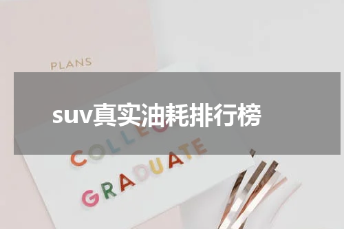 suv真实油耗排行榜