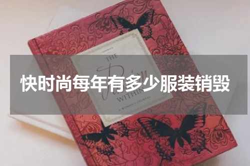 快时尚每年有多少服装销毁