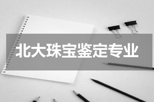 北大珠宝鉴定专业