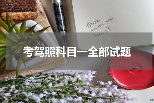 考驾照科目一全部试题