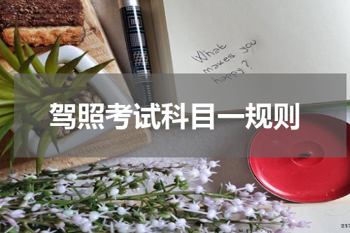 驾照考试科目一规则