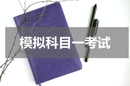 模拟科目一考试