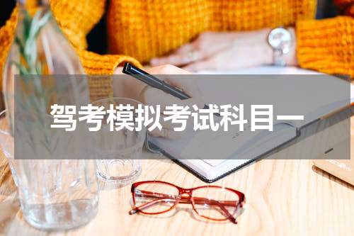 驾考模拟考试科目一