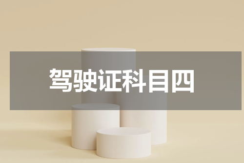 驾驶证科目四