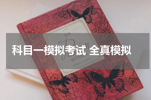 科目一模拟考试 全真模拟