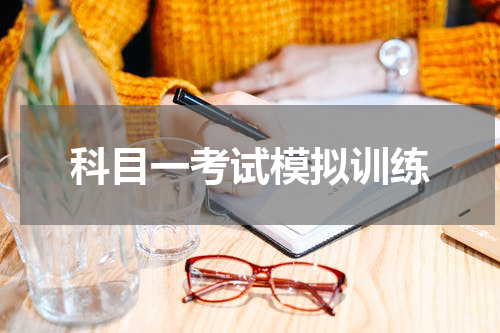 科目一考试模拟训练