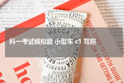 科一考试模拟题 小型车 c1 驾照