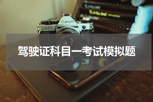驾驶证科目一考试模拟题