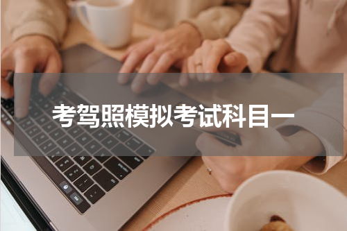考驾照模拟考试科目一