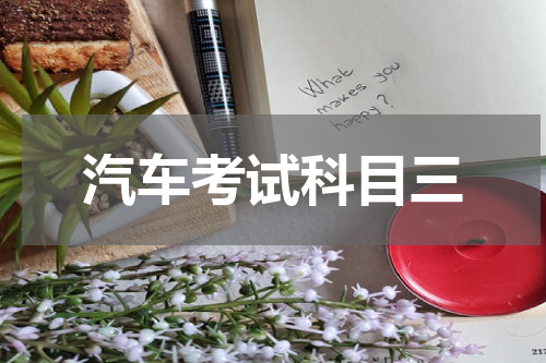 汽车考试科目三