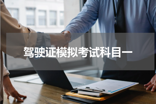 驾驶证模拟考试科目一