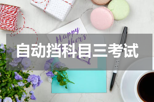 自动挡科目三考试