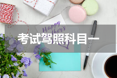考试驾照科目一