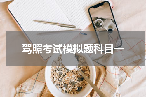 驾照考试模拟题科目一