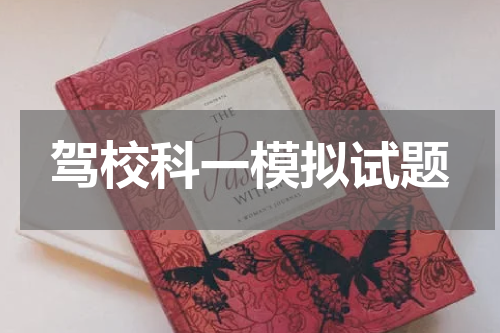驾校科一模拟试题