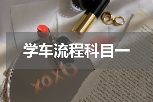 学车流程科目一