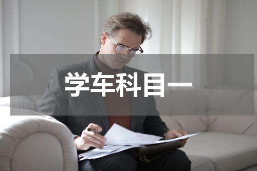 学车科目一