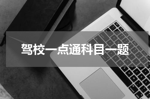 驾校一点通科目一题