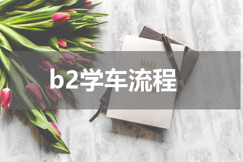 b2学车流程