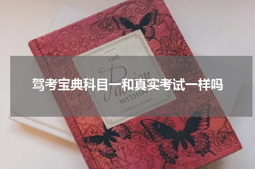 驾考宝典科目一和真实考试一样吗