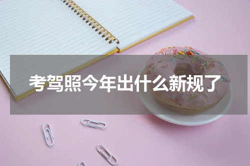 考驾照今年出什么新规了