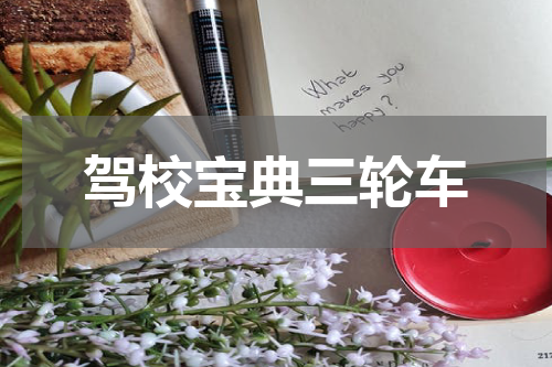 驾校宝典三轮车