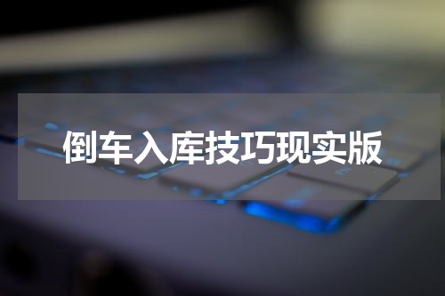 倒车入库技巧现实版