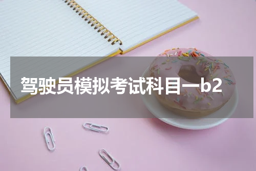驾驶员模拟考试科目一b2