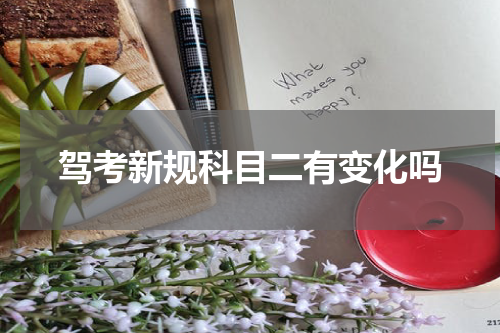 驾考新规科目二有变化吗