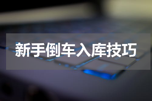 新手倒车入库技巧