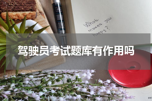 驾驶员考试题库有作用吗