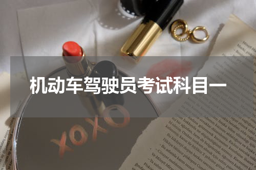机动车驾驶员考试科目一