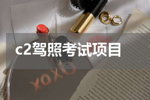 c2驾照考试项目