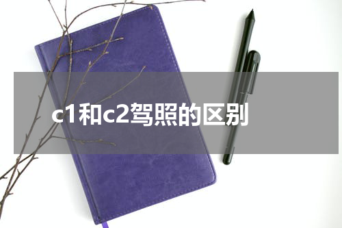 c1和c2驾照的区别