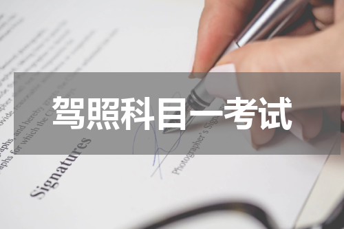 驾照科目一考试