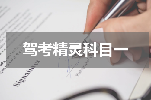 驾考精灵科目一