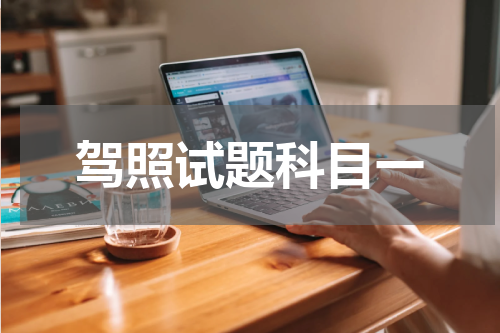 驾照试题科目一