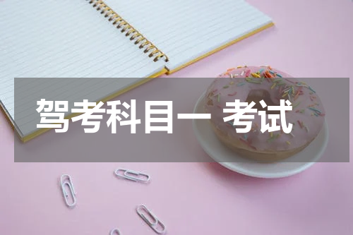 驾考科目一 考试