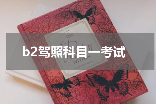 b2驾照科目一考试